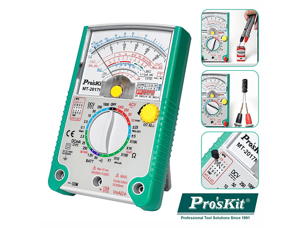 MULTÍMETRO ANALÓGICO PROSKIT 1