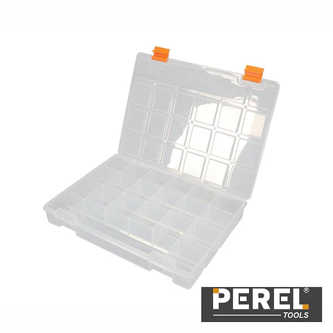 CAIXA ORGANIZADORA COM 21 COMPARTIMENTOS 276X203X42 PEREL