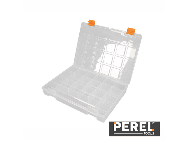 CAIXA ORGANIZADORA COM 21 COMPARTIMENTOS 276X203X42 PEREL 1