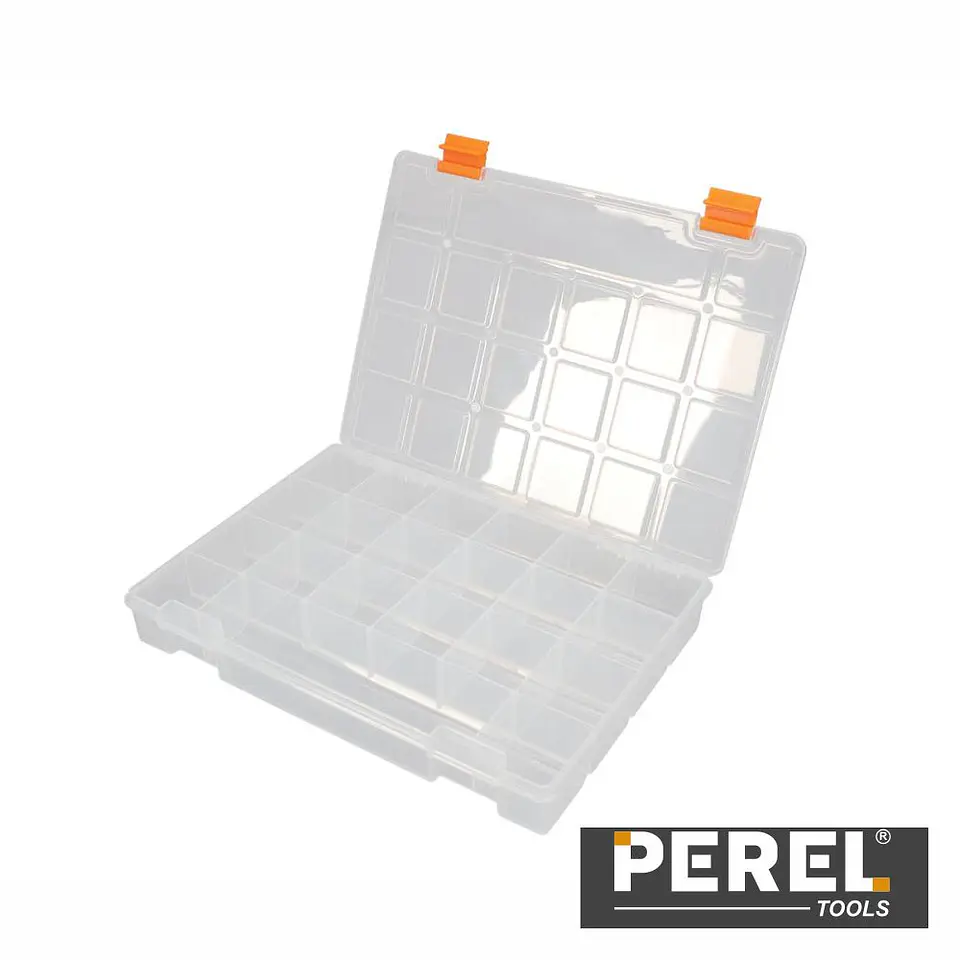 CAIXA ORGANIZADORA COM 21 COMPARTIMENTOS 276X203X42 PEREL 1