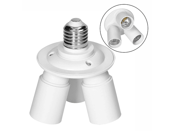 CASQUILHO ADAPTADOR DE E27 PARA 3X E27 VIRONE 1
