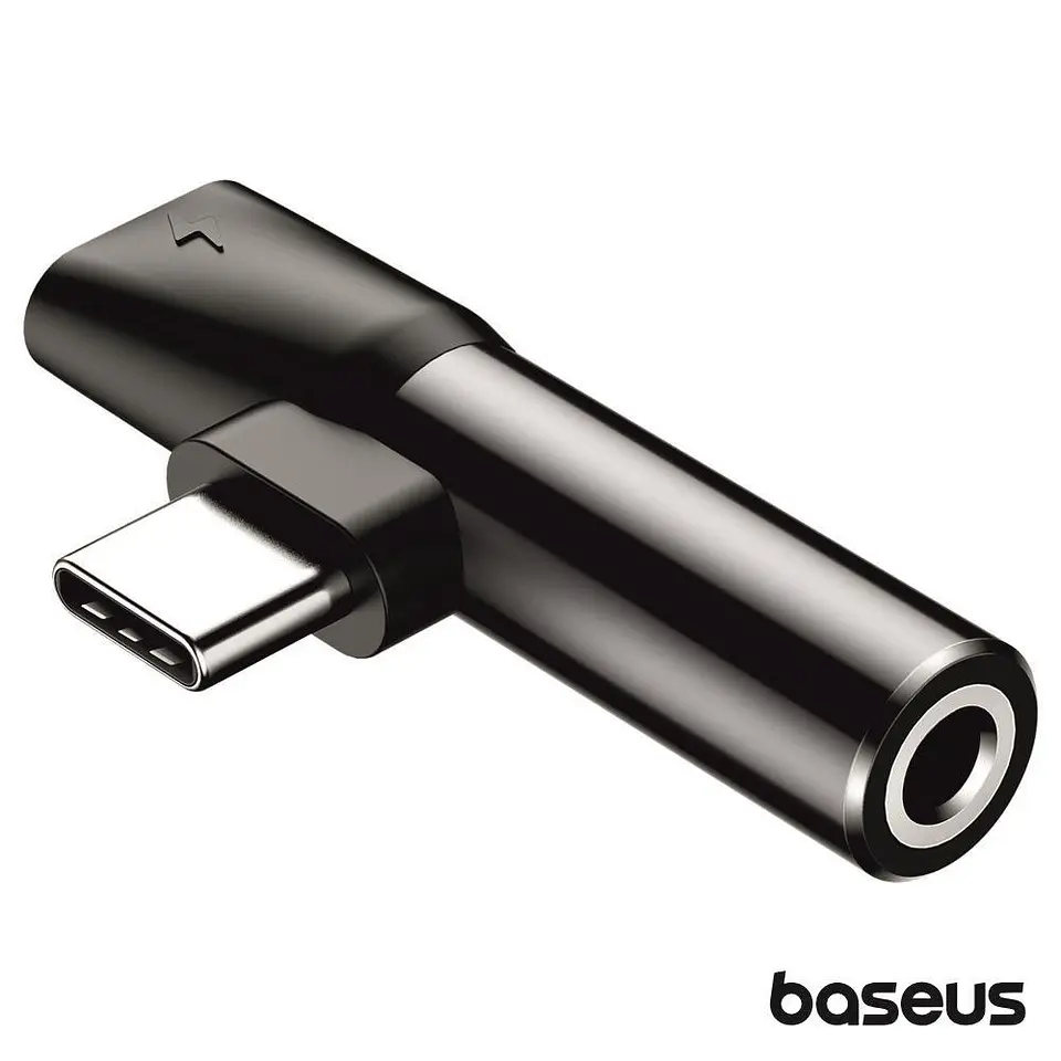 ADAPTADOR USB-C MACHO PARA USB-C / JACK 3.5MM BASEUS 1