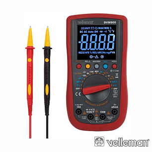 MULTÍMETRO DIGITAL CAT II 700V / CAT IV 600V VELLEMAN