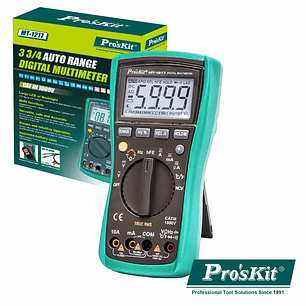 MULTÍMETRO DIGITAL 3 5/6 DÍGITOS TRUE RMS AUTORANGE PROSKIT