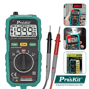 MULTÍMETRO DIGITAL AUTORANGE PROSKIT