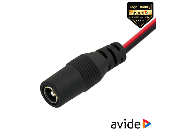 FICHA DC FÊMEA PARA FITA DE LEDS 12V MONOCOR AVIDE 1
