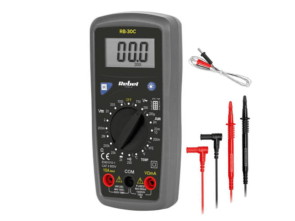 MULTÍMETRO DIGITAL 3½ DÍGITOS 1