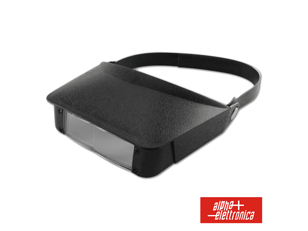 LUPA DE CABEÇA COM LENTE DUPLA 2X + 3X ALPHA 1