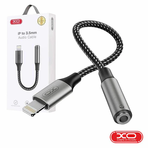 ADAPTADOR LIGHTNING MACHO / JACK 3.5MM XO