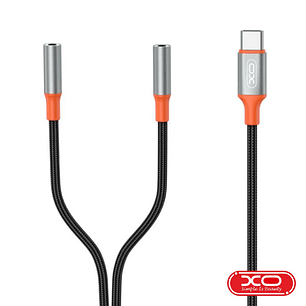 ADAPTADOR USB-C MACHO PARA 2X JACK 3.5MM XO