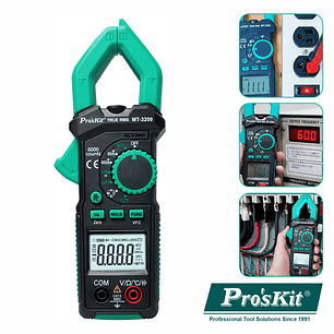 PINÇA AMPERIMÉTRICA DIGITAL 3 5/6 ACOMDC 600V PROSKIT