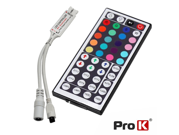 CONTROLADOR PARA FITA LEDS RGB 12V COMCOMANDO PROK 1