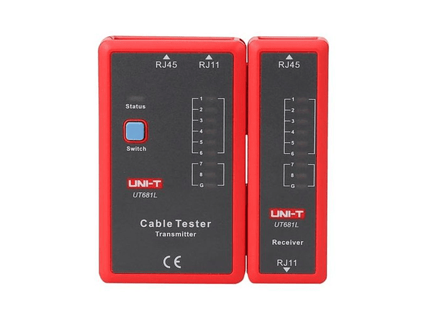 TESTADOR DE CABOS REDE RJ11/RJ45 UNI-T 1
