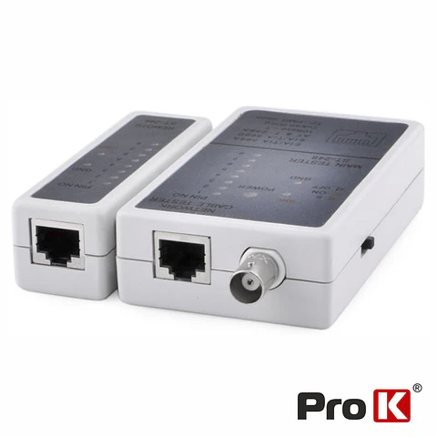 TESTADOR DE CABOS REDE  BNCOMRJ45 PROK