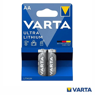 PILHA ULTRA LÍTIO LR6/AA 1.5V 2X BLISTER VARTA