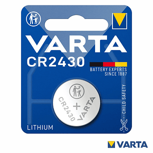 PILHA LÍTIO BOTÃO CR2430 3V BLISTER VARTA