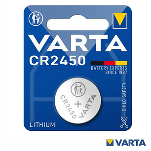 PILHA LÍTIO BOTÃO CR2450 3V BLISTER VARTA