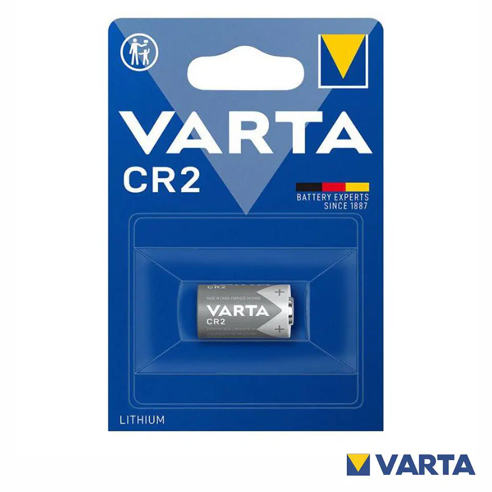 PILHA LÍTIO CR2 3V BLISTER VARTA 1