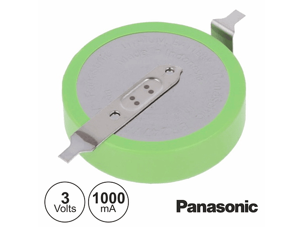 PILHA LÍTIO BOTÃO BR2477A 3V 1000MA PANASONIC 1