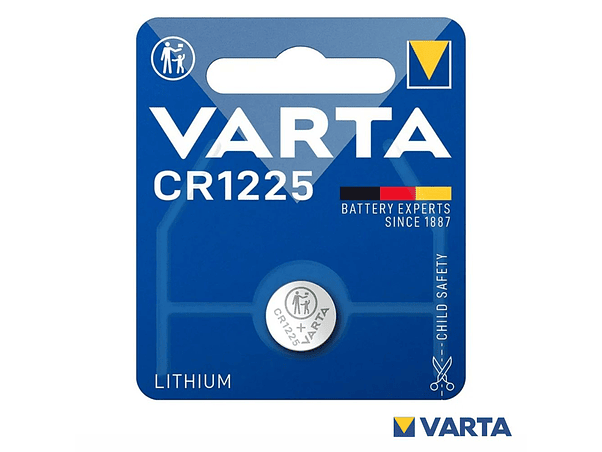 PILHA LÍTIO BOTÃO CR1225 3V BLISTER VARTA 1