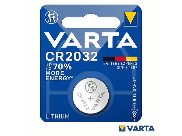 PILHA LÍTIO CR2032 3V BLISTER VARTA 1