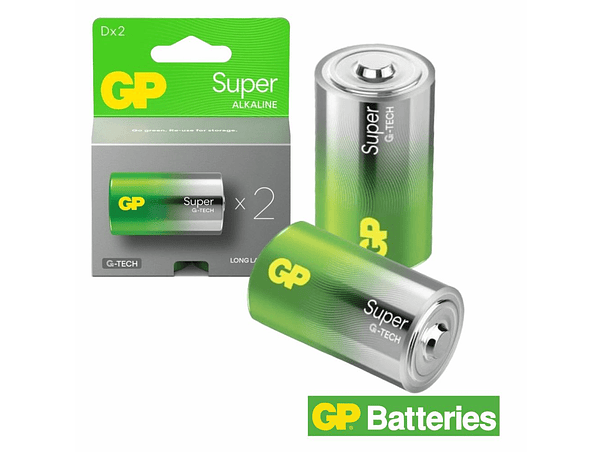 PILHA ULTRA ALCALINA LR20/D 1.5V 2X BLISTER GP 1