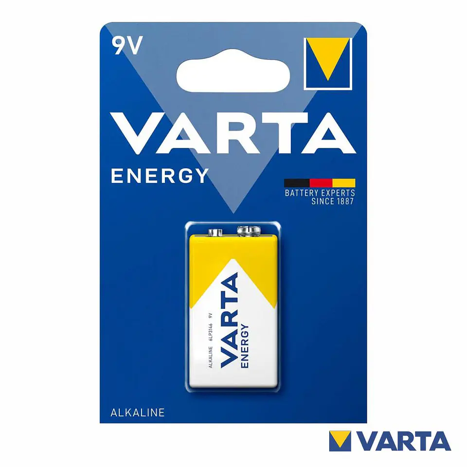 PILHA ALCALINA 9V/6LR61 VARTA 1