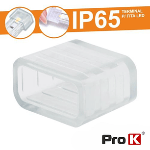 TERMINAL BORRACHA PARA FITA LEDS IP65 PROK