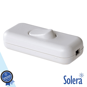 INTERRUPTOR DE PASSAGEM BIPOLAR 4A 250V BRANCO SOLERA