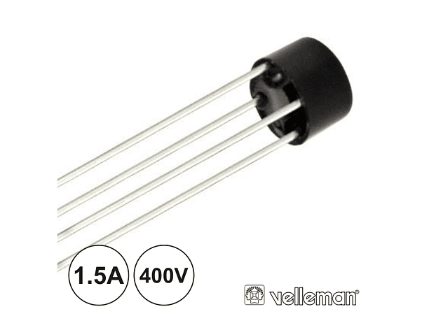 PONTE RECTIFICADORA 400V 1.5A W04G 1