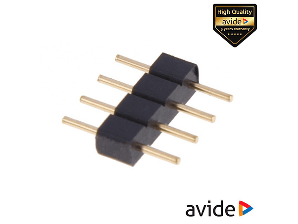 UNIÃO PARA FITA LEDS 4P RGB IP20 AVIDE 1