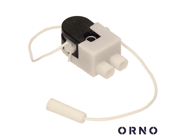 INTERRUPTOR DE PASSAGEM SPST ON-OFF COM CORDA 2A 250V ORNO 1