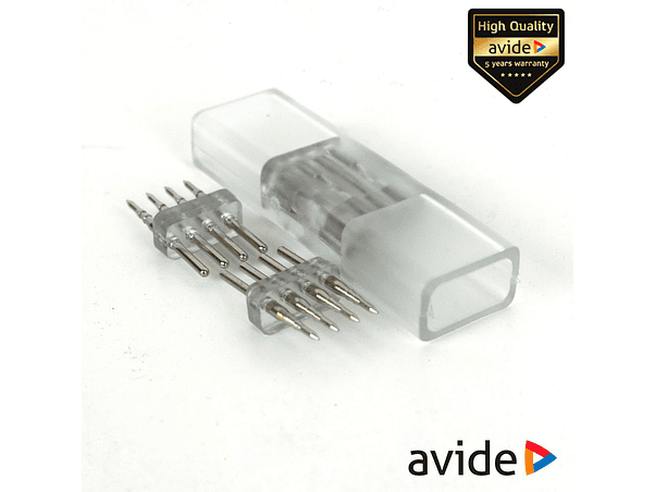 UNIÃO BORRACHA PARA FITA LEDS 4P RGB IP65 AVIDE 1