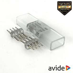 UNIÃO BORRACHA PARA FITA LEDS 4P RGB IP65 AVIDE