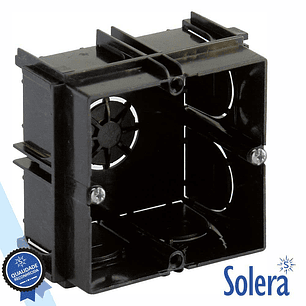 CAIXA DE PASSAGEM EMBUTIR COM 9 ENTRADAS 65X65X40MM SOLERA