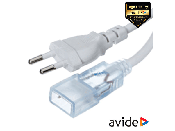 CABO ALIMENTAÇÃO PARA FITA LEDS 3528 220V IP65 AVIDE 1