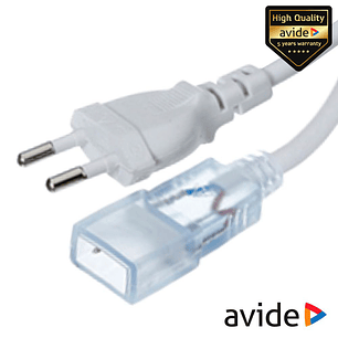 CABO ALIMENTAÇÃO PARA FITA LEDS 3528 220V IP65 AVIDE