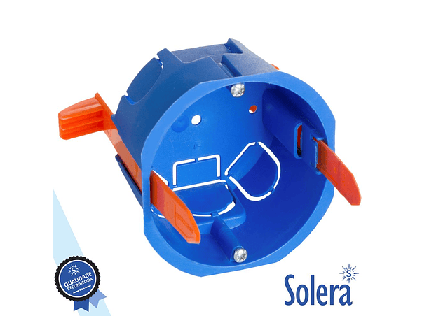 CAIXA DE PASSAGEM FLANGES FIXAÇÃO COM 6 ENTRADAS SOLERA 1