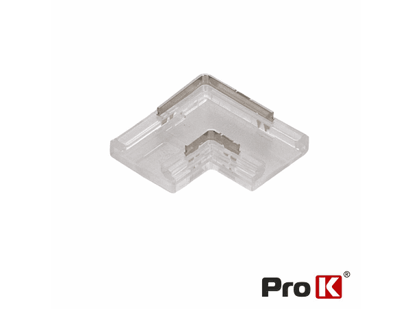UNIÃO PARA FITA LED COB 8MM 90º PROK 1