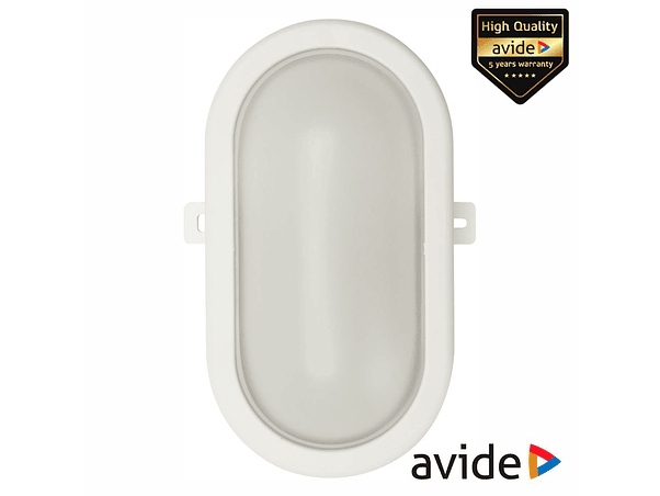 PAINEL LED OVAL APLIQUE 12W IP54 1200LM 4000K AVIDE 1
