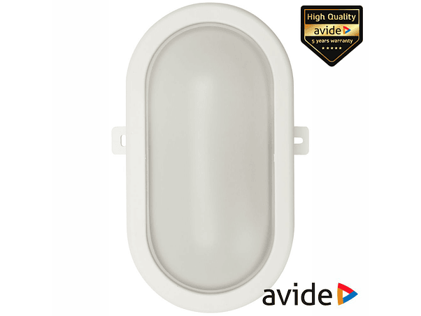 PAINEL LED OVAL APLIQUE 12W IP54 600LM 4000K AVIDE 1