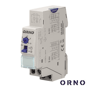 TEMPORIZADOR PARA ILUMINAÇÃO 30S-10MIN PARA CALHA DIN ORNO