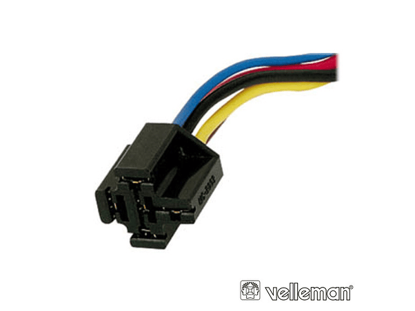 SUPORTE PARA RELÉ DE AUTOMÓVEL - COM CABO 1