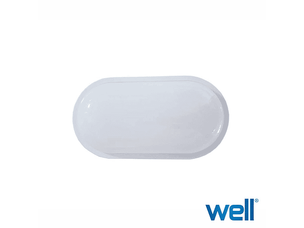 PAINEL LED OVAL APLIQUE 18W IP54 1800LM 6500K WELL 1