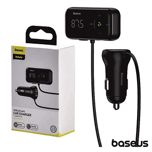TRANSMISSOR FM S-16 BLUETOOH 2USB/MICRO SD F.ISQUEIRO BASEUS