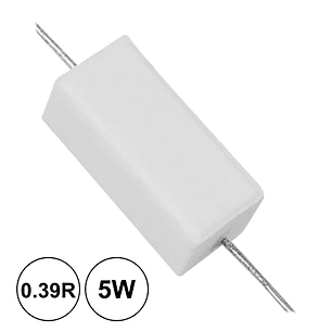 RESISTÊNCIA BOBINADA 0.39R 5W