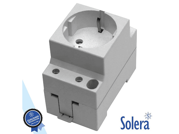 TOMADA ELÉCTRICA PARA CALHA DIN SOLERA 1
