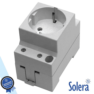 TOMADA ELÉCTRICA PARA CALHA DIN SOLERA