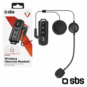 KIT MÃOS LIVRES STEREO PARA MOTA COM BLUETOOTH 3.0 SBS