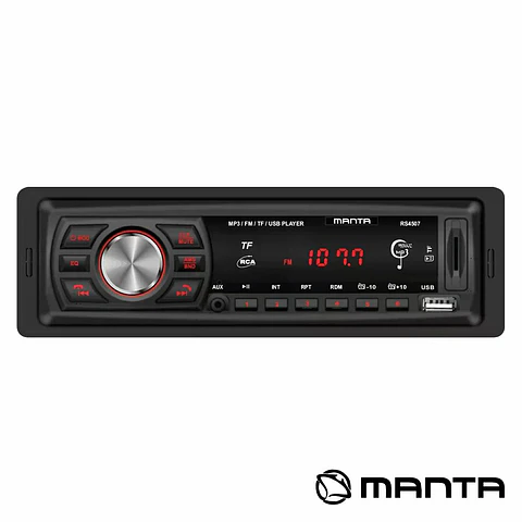 AUTO-RÁDIO MP3 4X10W COM FM/BT/SD/AUX/USB MANTA